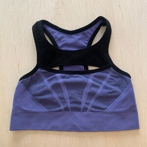 Zella Athletic Purple Black Sports Bra Size S